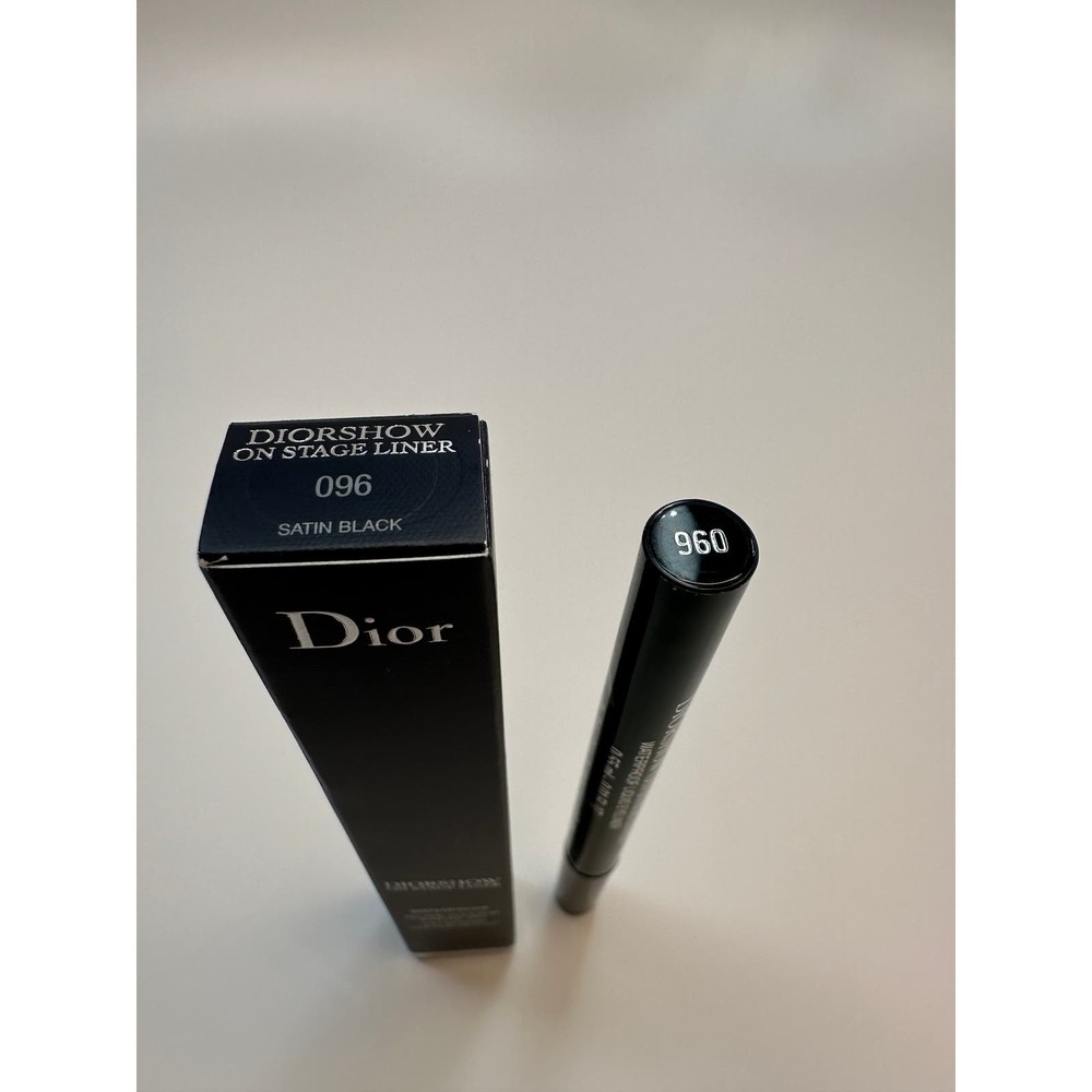 Dior Diorshow On Stage Liner 096 SATIN BLACK Waterproof Liquid Eyeliner 0.55 mL - Picture 5 of 7